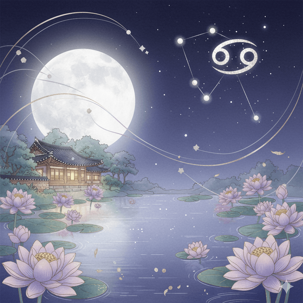 게자리 별자리 배경